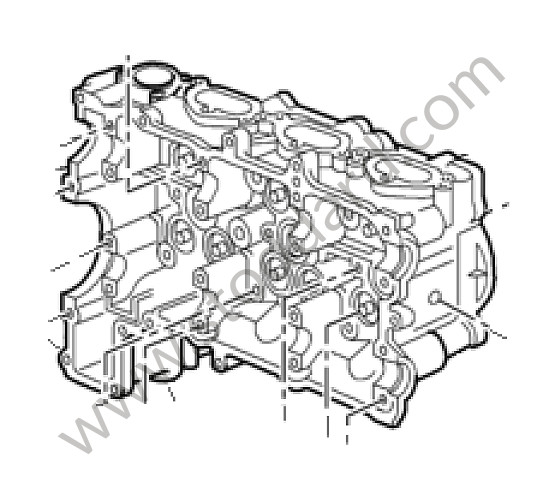 99610491300 - CYLINDER HEAD for Porsche 997 05-08 &bull; 2005 &bull; 997 C2 &bull; Coupe &bull; Automatic Gearbox