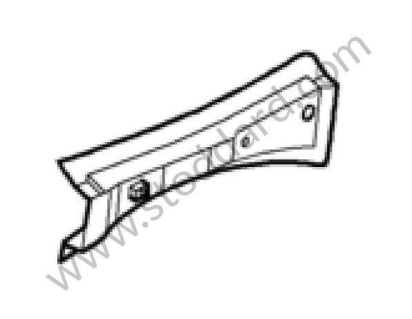 99750208700GRV - SIDE SECTION for Porsche 997 05-08 &bull; 2005 &bull; 997 C2 &bull; Cabrio &bull; Automatic Gearbox