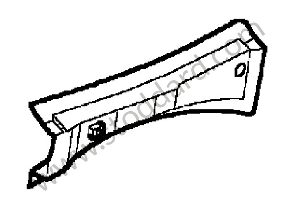 99750208800GRV - SIDE SECTION for Porsche 996 &bull; 2004 &bull; 996 Carrera 2 &bull; Cabrio &bull; Automatic Gearbox