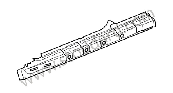99750266400GRV - REINFORCEMENT for Porsche 997 05-08 &bull; 2005 &bull; 997 C2 &bull; Cabrio &bull; Manual Gearbox, 6 Speed