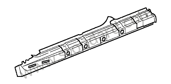 99750266400GRV - REINFORCEMENT for Porsche 996 &bull; 2004 &bull; 996 Carrera 4S &bull; Cabrio &bull; Automatic Gearbox