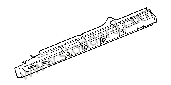 99750266400GRV - REINFORCEMENT for Porsche 997 Turbo 07-09 &bull; 2008 &bull; 997 Turbo &bull; Cabrio &bull; Manual Gearbox, 6 Speed