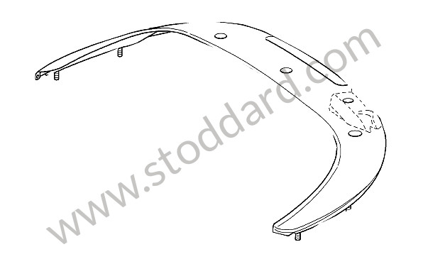 99751401112GRV - LID for Porsche 997 05-08 &bull; 2006 &bull; 997 C4 &bull; Cabrio &bull; Automatic Gearbox