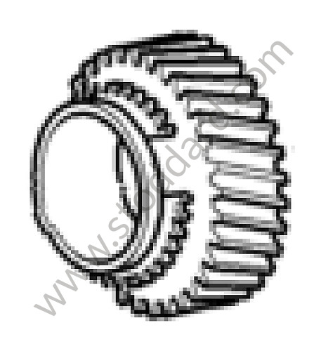 012311217L - SHIFTING GEAR for Porsche Boxster 987 05-08 &bull; 2006 &bull; Boxster 2.7 &bull; Cabrio &bull; Manual Gearbox, 5 Speed