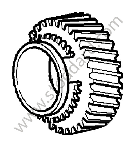 012311217L - SHIFTING GEAR for Porsche Cayman 987C 06-08 &bull; 2007 &bull; Cayman 2.7 &bull; Manual Gearbox, 5 Speed