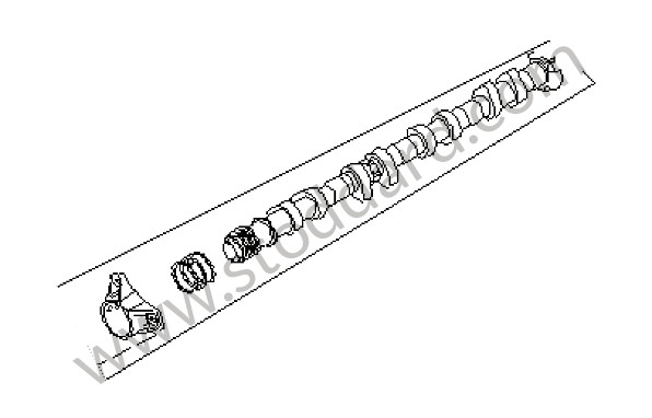 94810501108 - CAMSHAFT for Porsche Cayenne 955 03-06 &bull; 2006 &bull; Cayenne S V8 &bull; Automatic Gearbox