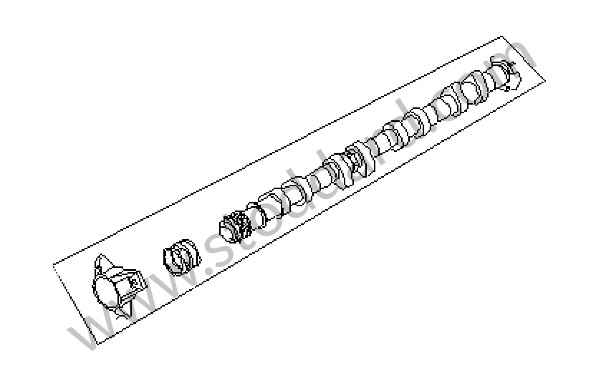 94810501358 - CAMSHAFT for Porsche Cayenne 955 03-06 &bull; 2004 &bull; Cayenne Turbo &bull; Automatic Gearbox