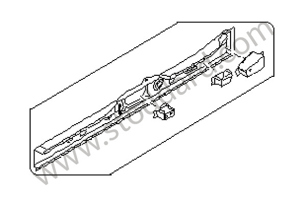 95550225201GRV - DOOR SILL for Porsche Cayenne 955 03-06 &bull; 2003 &bull; Cayenne V6 &bull; Automatic Gearbox