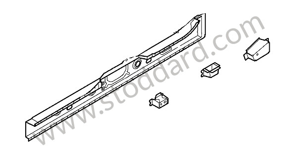 95550225201GRV - DOOR SILL for Porsche Cayenne 957 07-10 &bull; 2009 &bull; Turbo E81 &bull; Automatic Gearbox