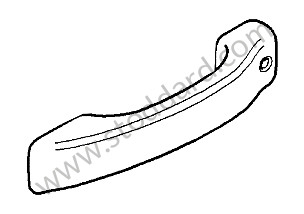 DOOR HANDLE BLACK / BLACK / OPTION: PORSCHE ENTRY + DRIVE (Option code: I4F2), OPTION: PORSCHE ENTRY + DRIVE (USA / CAN) (Option code: I4F6), OPTION: ALUMINIUM PACKAGE VERSION 2 (Option code: IQJ4) (95553103001G2X)