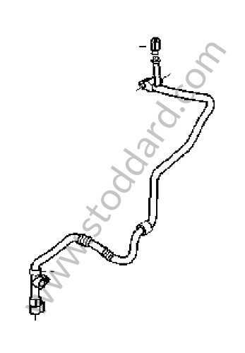 95557309202 - INTAKE PIPE for Porsche Cayenne 955 03-06 &bull; 2006 &bull; Cayenne Turbo &bull; Automatic Gearbox