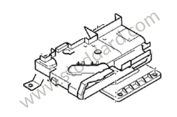 95561030811 - POWER DISTRIBUTOR for Porsche Cayenne 955 03-06 &bull; 2003 &bull; Cayenne Turbo &bull; Automatic Gearbox