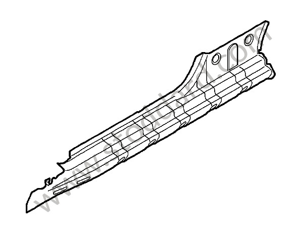 98750266300GRV - REINFORCEMENT for Porsche Cayman 987C 09-12 &bull; 2009 &bull; Cayman 2.9 &bull; Manual Gearbox, 6 Speed