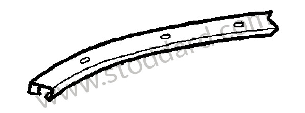98756140200 - RETAINING STRIP for Porsche Boxster 987 09-12 &bull; 2009 &bull; Boxster 2.9 &bull; Cabrio &bull; Manual Gearbox, 6 Speed