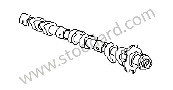 99610591600 - CAMSHAFT for Porsche Boxster 987 05-08 &bull; 2005 &bull; Boxster S 3.2 &bull; Cabrio &bull; Manual Gearbox, 6 Speed