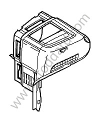 LINING Left-hand drive / Black/Black / Black/Black (FMU) / OPTION: PCM2 NAVIGATION  (Option code: I670), OPTION: PCM-2 OFFROAD NAVIGATION  (Option code: I672), OPTION: CD AUTOCHANGER 'PORSCHE' (Option code: I692)