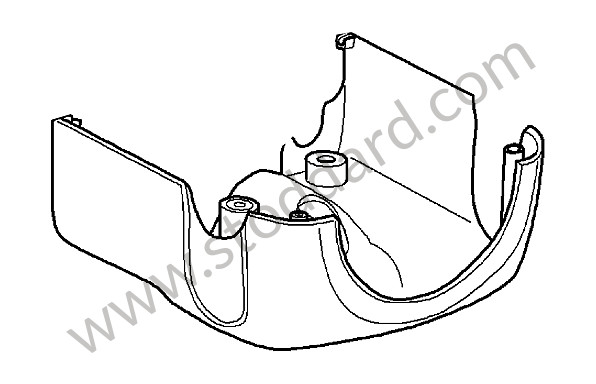 997552979019V6 - SWITCH HOUSING for Porsche 997 09-12 &bull; 2010 &bull; 997 C2S &bull; Cabrio &bull; Manual Gearbox, 6 Speed