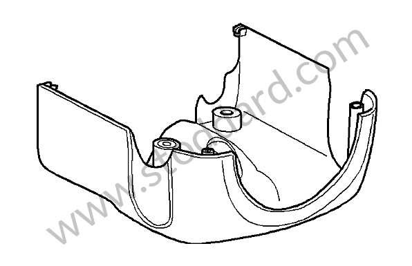 99755297901D12 - SWITCH HOUSING for Porsche 997 Gt3 / Gt3-2 &bull; 2010 &bull; 997 Gt3 3.8 &bull; Coupe &bull; Manual Gearbox, 6 Speed