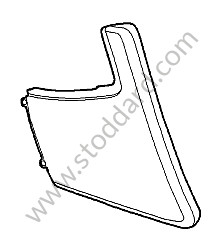 COVER sea blue/grey / sea blue/grey (FSD) / LEATHER / LEFT / OPTION: PREPARATION FOR TELEPHONE INSTALLATION  (Option code: I618), OPTION: MOBILE PHONE PREPARATION ( BLUETOOTH) WITHOUT CONSOLE (Option code: I619), OPTION: PCM2 TELEPHONE HANDSET (Option code: I668), OPTION: PCM3 TELEPHONE HANDSET BLUETOOTH (Option code: I669), OPTION: LEATHER EQUIPMENT,WITHOUT SEAT COVERS  (Option code: I981) (99755311706FSD)