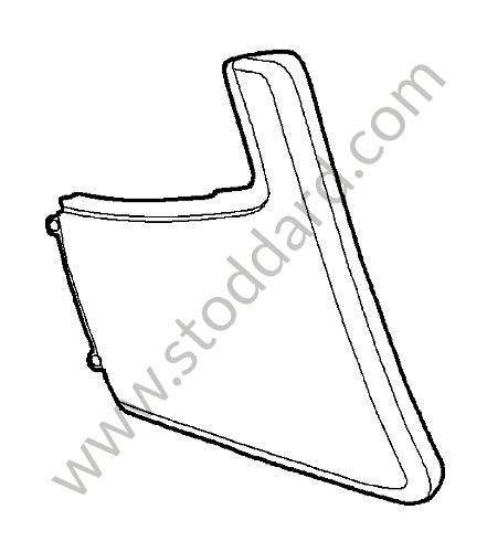 99755311706FSD - COVER for Porsche 997 05-08 &bull; 2005 &bull; 997 C2 &bull; Coupe &bull; Automatic Gearbox