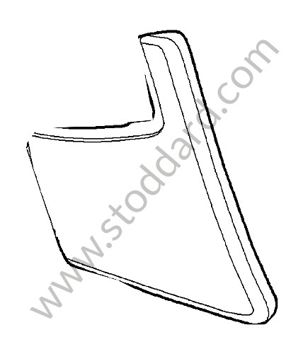 99755311806FSD - COVER for Porsche 997 Turbo 10-13 &bull; 2010 &bull; 997 Turbo &bull; Coupe &bull; Manual Gearbox, 6 Speed