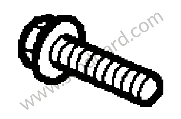 90007550401 - SCREW for Porsche Boxster 987 09-12 &bull; 2012 &bull; Boxster 2.9 Black Edition &bull; Cabrio &bull; Manual Gearbox, 6 Speed
