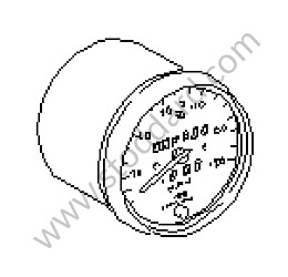 SPEEDOMETER 170 MPH + 270 KM/H Part exchange (Send us your old part to receive the new one) (911641517X)