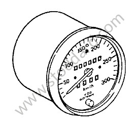 SPEEDOMETER 150 MPH Part exchange (Send us your old part to receive the new one) / IN MILES PER HOUR (930641508X)
