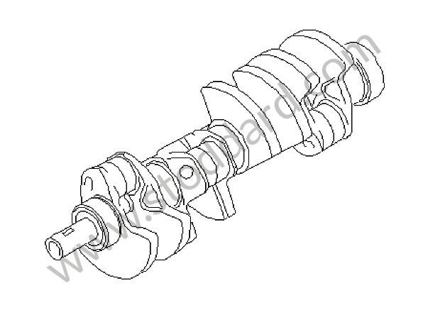 94810201105 - CRANKSHAFT for Porsche Cayenne 955 03-06 &bull; 2003 &bull; Cayenne Turbo &bull; Automatic Gearbox