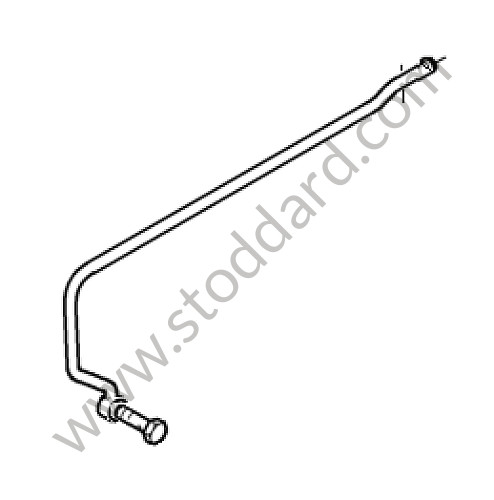 94810622955 - COOLING WATER TUBE for Porsche Cayenne 955 03-06 &bull; 2004 &bull; Cayenne Turbo &bull; Automatic Gearbox