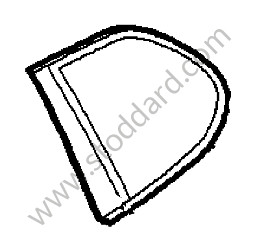 SIDE WINDOW REAR RIGHT / OPTION: DIVERSITY ANTENNA (Option code: I8L6), OPTION: ALUMINIUM PACKAGE VERSION 2 (Option code: IQJ4), OPTION: TINTED GLASS GREEN AT REAR (Option code: IQL3), OPTION: WITH TV RECEPTION (Option code: IQV1) (95554311260)