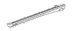 SILL COVER RIGHT / OPTION: AEROKIT WITH SILL COVER (Option code: I2D1), OPTION: SILL COVER (Option code: I2D3)