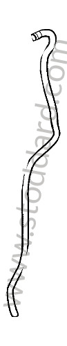 95556202900 - WATER DRAIN HOSE for Porsche Cayenne 957 07-10 &bull; 2007 &bull; Cayenne Turbo &bull; Automatic Gearbox