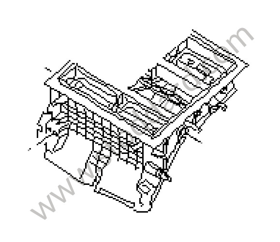 95557230901 - AIR DISTRIBUTOR for Porsche Cayenne 955 03-06 &bull; 2003 &bull; Cayenne Turbo &bull; Automatic Gearbox
