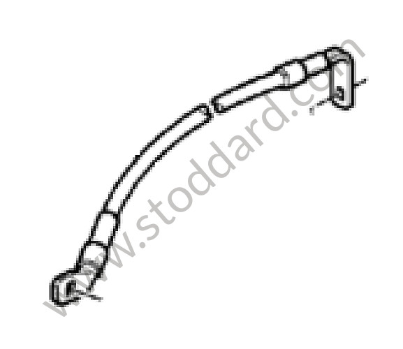 95561109510 - GROUND STRAP for Porsche Cayenne 955 03-06 &bull; 2006 &bull; Cayenne Turbo &bull; Automatic Gearbox