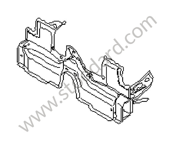 98750119103GRV - BULKHEAD for Porsche Cayman 987C 06-08 &bull; 2006 &bull; Cayman S 3.4 &bull; Manual Gearbox, 6 Speed