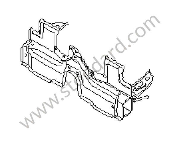 98750119103GRV - BULKHEAD for Porsche Boxster 987 05-08 &bull; 2005 &bull; Boxster S 3.2 &bull; Cabrio &bull; Automatic Gearbox