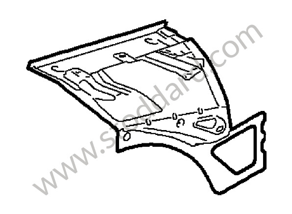 98750210500GRV - SIDE SECTION for Porsche Cayman 987C 09-12 &bull; 2009 &bull; Cayman 2.9 &bull; Manual Gearbox, 6 Speed