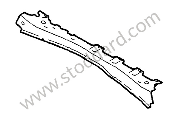 98750267300GRV - CROSS MEMBER for Porsche Cayman 987C 09-12 &bull; 2012 &bull; Cayman 2.9 &bull; Pdk Gearbox