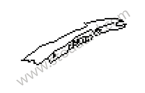 98756111501 - STRIP for Porsche Boxster 987 05-08 &bull; 2005 &bull; Boxster 2.7 &bull; Cabrio &bull; Automatic Gearbox