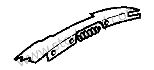 98756111601 - STRIP for Porsche Boxster 987 09-12 &bull; 2009 &bull; Boxster 2.9 &bull; Cabrio &bull; Manual Gearbox, 6 Speed