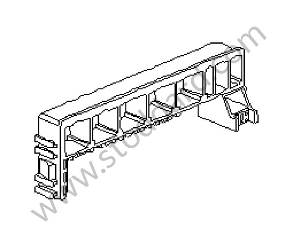 98761011101 - RELAY CARRIER for Porsche Boxster 987 05-08 &bull; 2007 &bull; Boxster 2.7 &bull; Cabrio &bull; Automatic Gearbox