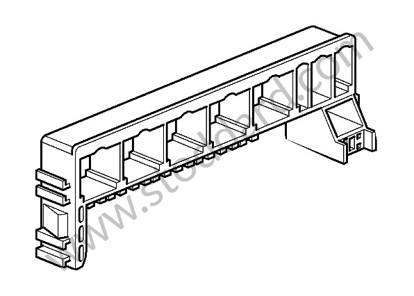 98761011101 - RELAY CARRIER for Porsche Boxster 987 09-12 &bull; 2012 &bull; Boxster 2.9 &bull; Cabrio &bull; Pdk Gearbox