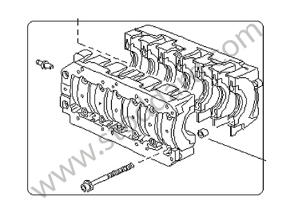 99610100709 - GEAR CARRIER for Porsche Boxster 987 05-08 &bull; 2005 &bull; Boxster 2.7 &bull; Cabrio &bull; Manual Gearbox, 5 Speed