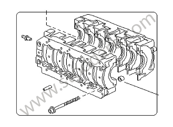99610100709 - GEAR CARRIER for Porsche Cayman 987C 06-08 &bull; 2007 &bull; Cayman 2.7 &bull; Manual Gearbox, 5 Speed
