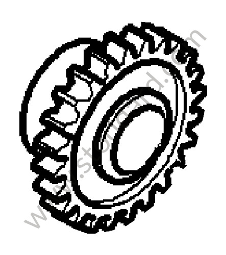 99630222600 - REVERSE IDLER GEAR for Porsche 996 &bull; 2002 &bull; 996 Carrera 2 &bull; Coupe &bull; Manual Gearbox, 6 Speed