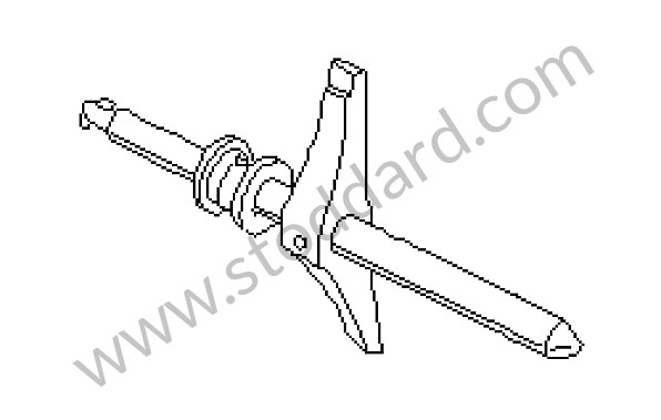 99630302100 - SHIFT ROD for Porsche 996 &bull; 2001 &bull; 996 Carrera 2 &bull; Coupe &bull; Manual Gearbox, 6 Speed