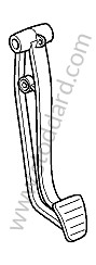 BRAKE PEDAL Left-hand drive