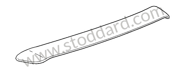 99751290100 - REAR SPOILER for Porsche 997 Turbo 07-09 &bull; 2007 &bull; 997 Turbo &bull; Coupe &bull; Manual Gearbox, 6 Speed