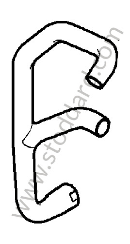 99757258602 - AIR DUCT for Porsche 997 Gt3 / Gt3-2 &bull; 2007 &bull; 997 Gt3 3.6 &bull; Coupe &bull; Manual Gearbox, 6 Speed